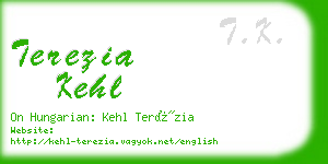 terezia kehl business card